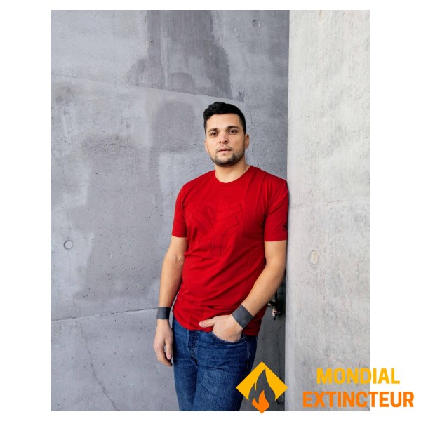 Rugby Division - T-shirt MC homme 3D rouge salsa M