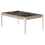 Rene-Pierre - Table de billard Elan Chêne drap gris