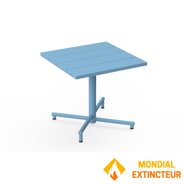 Fatboy - Table de bistrot carré Fred’s Bistreau Wave Blue