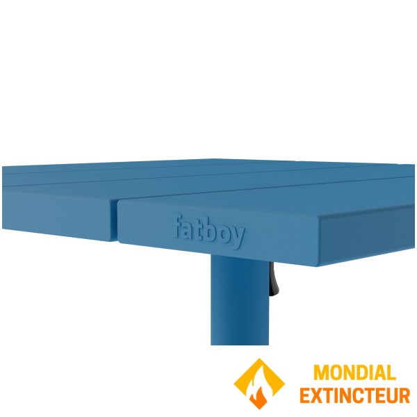 Fatboy - Table de bistrot carré Fred’s Bistreau Wave Blue