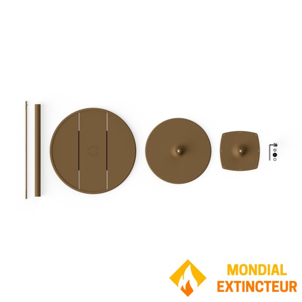 Fatboy - Table bistrot ronde Fred’s Bistreau Marron