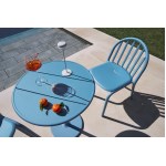 Fatboy - Table bistrot ronde Fred’s Bistreau Wave Blue