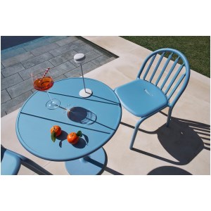 Fatboy - Table bistrot ronde Fred’s Bistreau Wave Blue