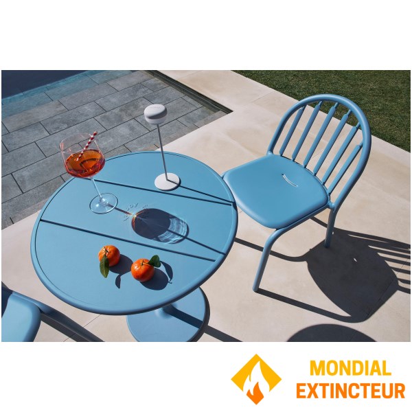 Fatboy - Table bistrot ronde Fred’s Bistreau Wave Blue