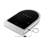 Smeg - Table de cuisson  Induction portative blanc mat