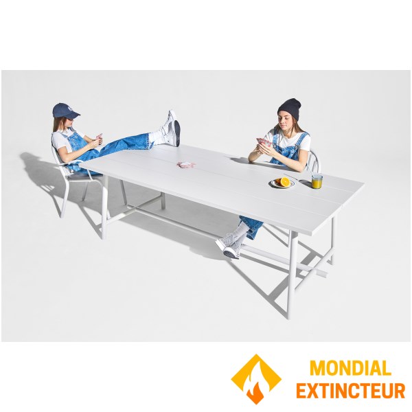 Fatboy - Table de jardin Fred’s gris 200 X 100