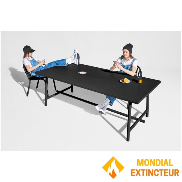 Fatboy - Table de jardin Fred’s sauge  anthracite 200 X 100