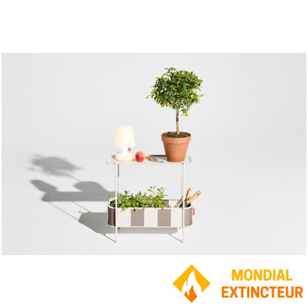 Fatboy - Table de Rangement Adoreganizer stripe marron