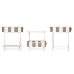 Fatboy - Table de Rangement Adoreganizer stripe marron