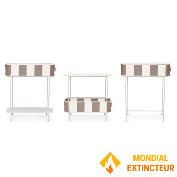 Fatboy - Table de Rangement Adoreganizer stripe marron