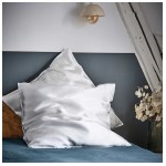 Nature et decouvertes - Taie d'oreiller en soie Carré ivoire