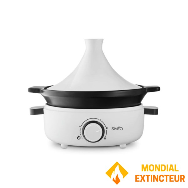 Simeo - Tajine électrique Céramique blanc