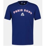 Le Coq Sportif - Tee-shirt MC Graphique n°3 JO 2024 bleu M