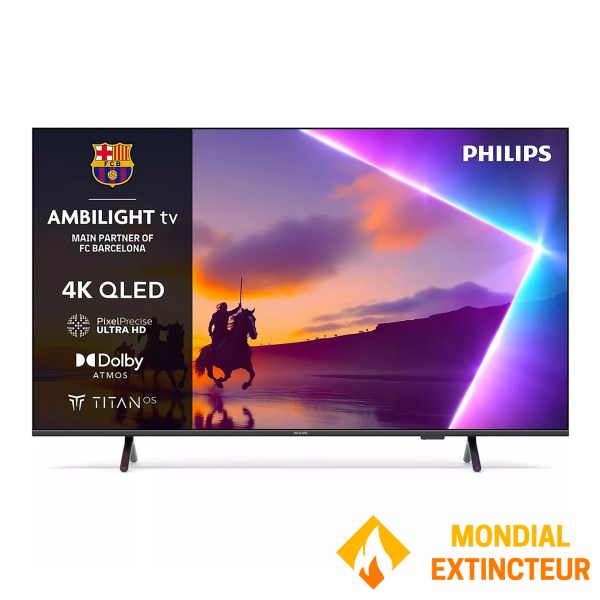Philips - Téléviseur 43" Ambilight 3  QLED ULTRA