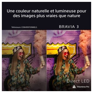 Sony - Téléviseur 65" Bravia 3 Direct Led