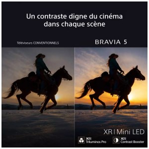 Sony - Téléviseur 75 pouces Bravia 5 MiniLED