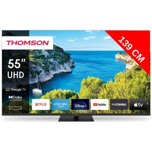 Thomson - Téléviseur LED 55 pouces UHD 4K Smart TV 139 cm