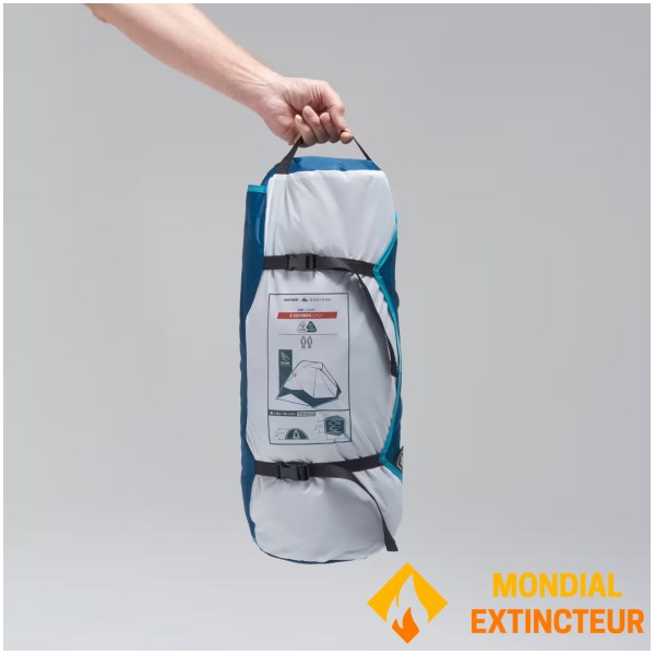 Decathlon - Tente 2 SECONDS EASY FRESH&BLACK 2P