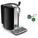 Krups - Tireuse à bière BEERTENDER NOIRE avec 1 plateau+2 verres