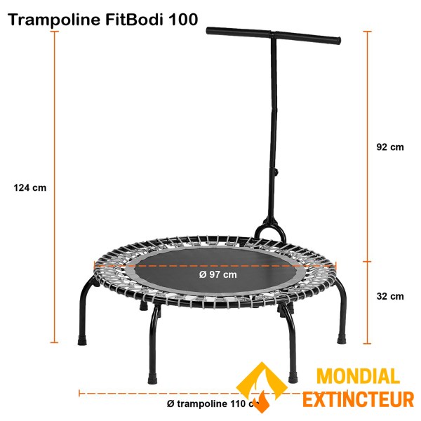 Kangui - Trampoline fitness Fitbodi 100
