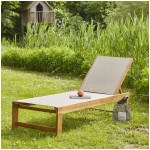 Wilsa - Transat MOON bois d’acacia gris