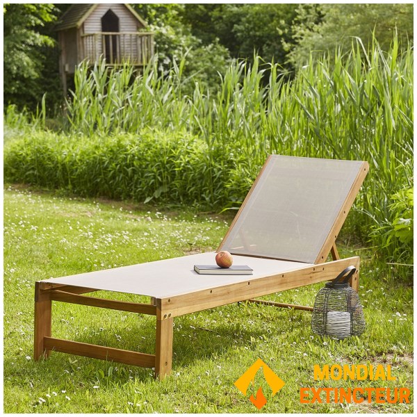 Wilsa - Transat MOON bois d’acacia gris