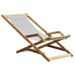 Wilsa - Transat Sea acacia et textilène gris