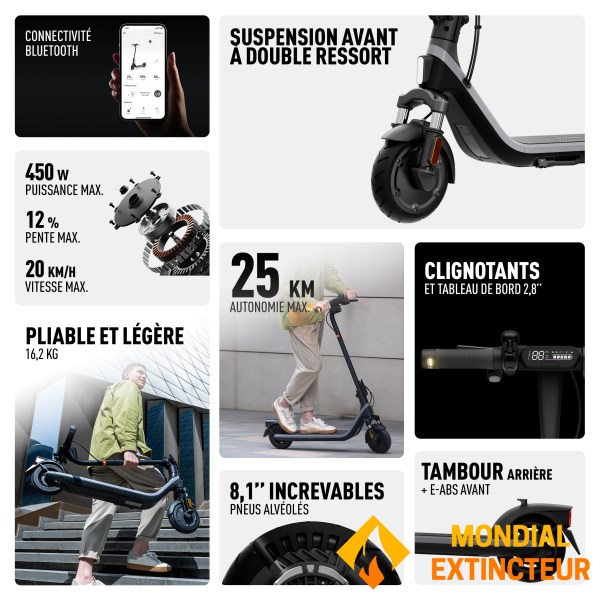 Segway - Trottinette électrique Ninebot E2 E II