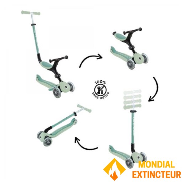 Nature et decouvertes - Trottinette Go up recyclée évolutive