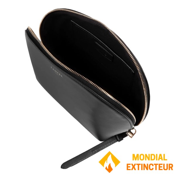 Lancel - Trousse à cosmétiques L Origami de Lancel noir