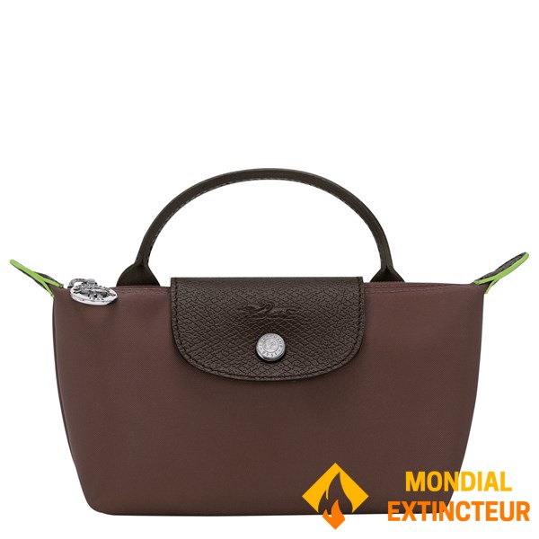 Longchamp - Trousse Le Pliage Green Moka