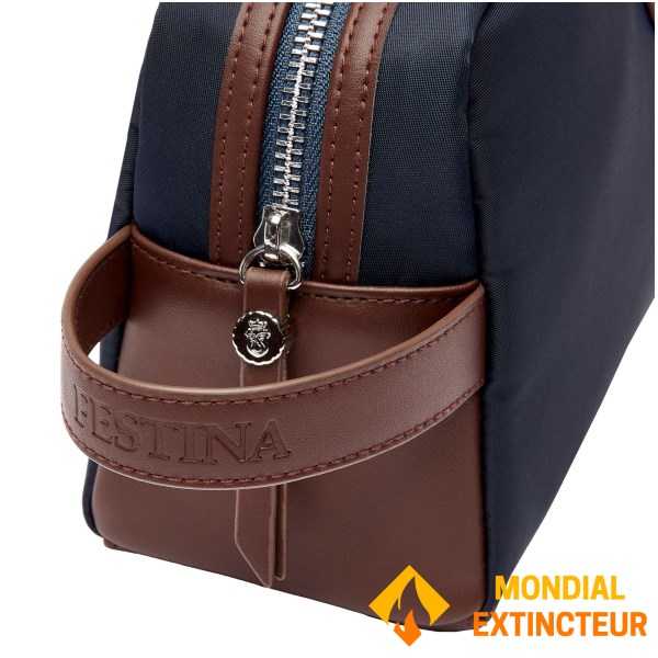 Festina - Trousse de toilette Button navy et marron