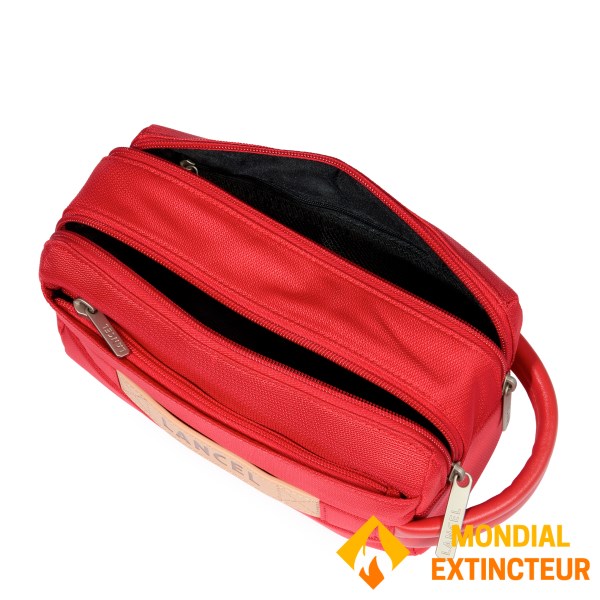 Lancel - Trousse de toilette Néo partance - Rouge baiser 
