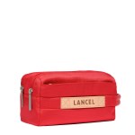 Lancel - Trousse de toilette Néo partance - Rouge baiser 