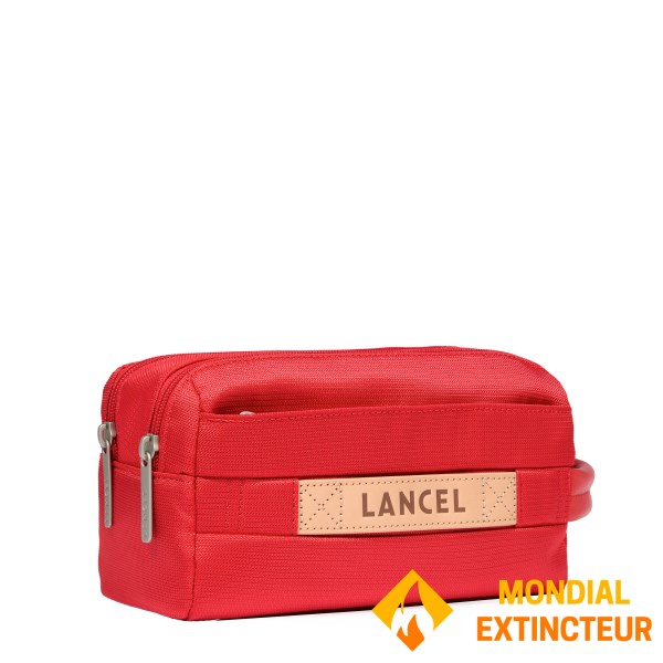 Lancel - Trousse de toilette Néo partance - Rouge baiser 