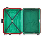 Benetton - Valise cabine Color Block hardside 55 cm rouge S