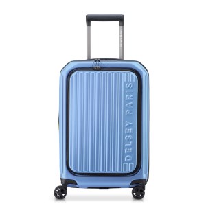 Delsey - Valise court séjour Securitime extensible 55cm - Bleu