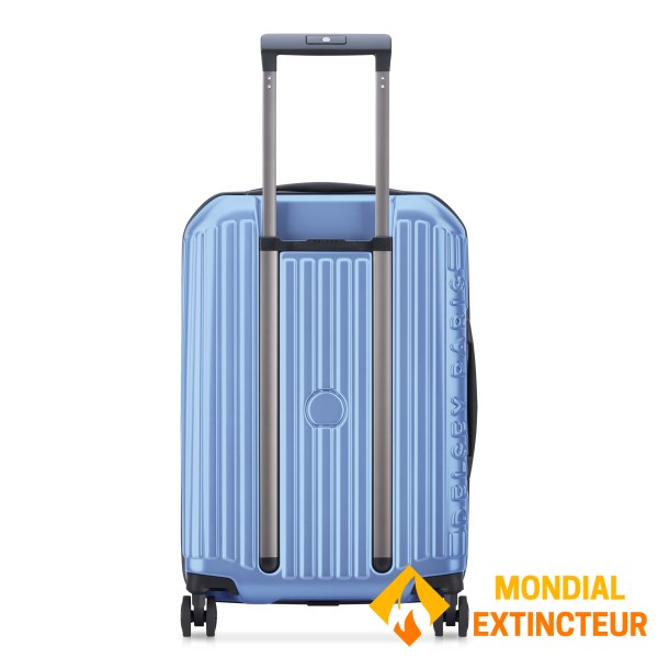 Delsey - Valise court séjour Securitime extensible 55cm - Bleu