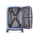 Delsey - Valise court séjour Securitime extensible 55cm - Bleu