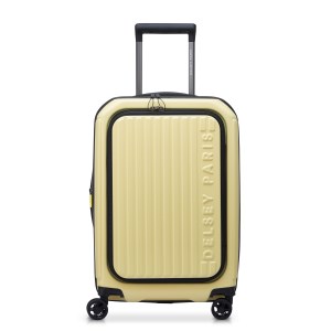 Delsey - Valise court séjour Securitime extensible 55cm - Jaune