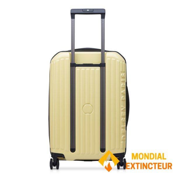 Delsey - Valise court séjour Securitime extensible 55cm - Jaune