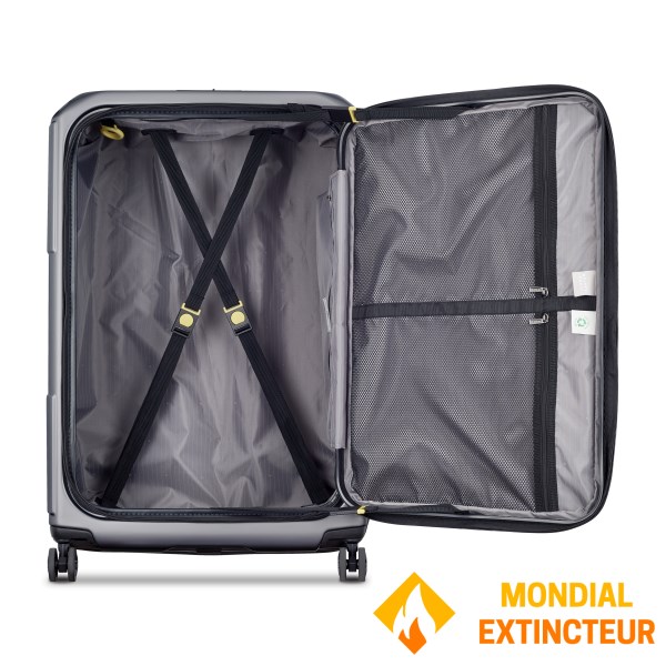 Delsey - Valise long séjour Securitime ext 77 cm - Graphite