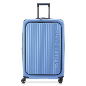Delsey - Valise long séjour Securitime extensible 77 cm - Bleu