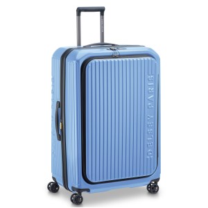 Delsey - Valise long séjour Securitime extensible 77 cm - Bleu