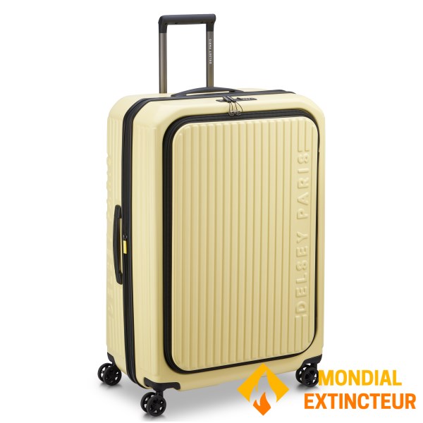 Delsey - Valise long séjour Securitime extensible 77 cm - Jaune