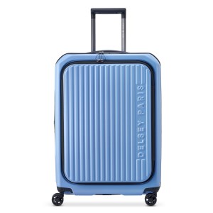 Delsey - Valise moyen séjour Securitime extensible 66 cm - Bleu