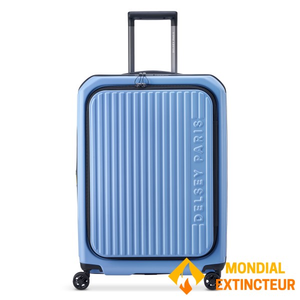 Delsey - Valise moyen séjour Securitime extensible 66 cm - Bleu