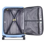 Delsey - Valise moyen séjour Securitime extensible 66 cm - Bleu