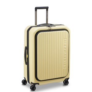 Delsey - Valise moyen séjour Securitime extensible 66 cm - Jaune