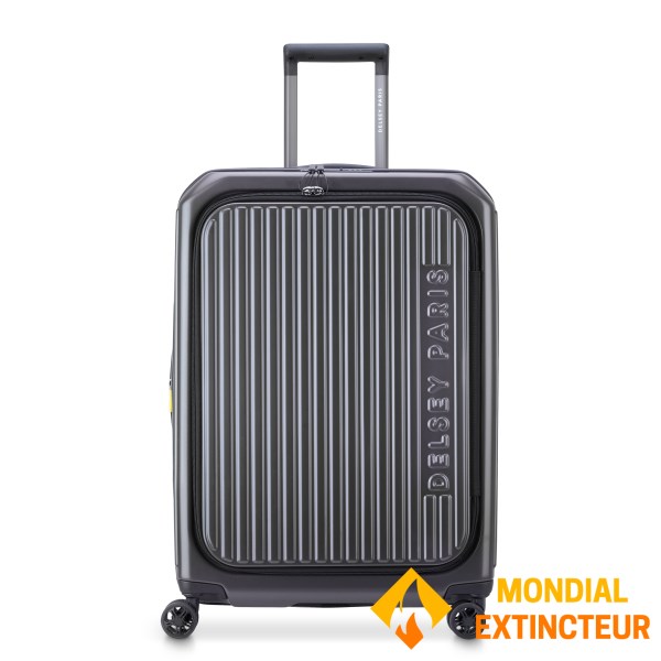 Delsey - Valise moyen séjour Securitime extensible 66 cm - Noir